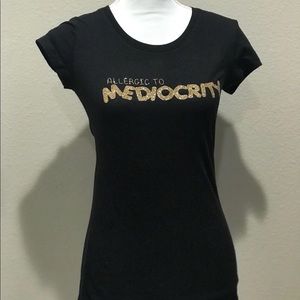 Allergic to Mediocrity Handmade Boutique style Top